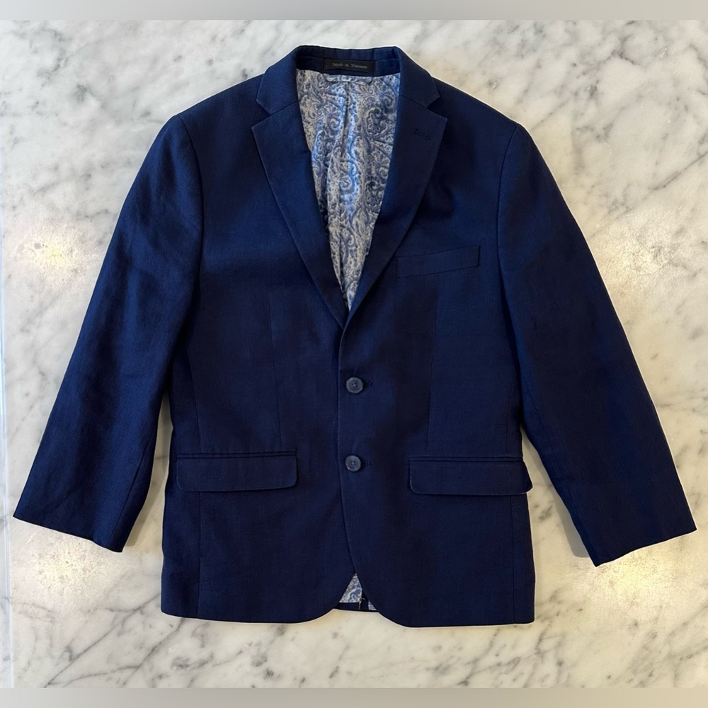 RALPH LAUREN Linen Blazer - Size 14R Youth